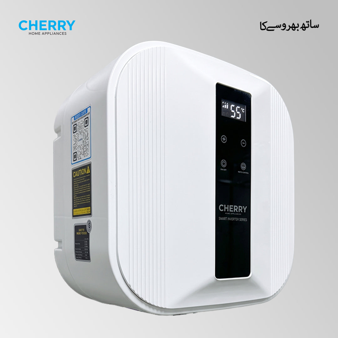 CHERRY Smart Inverter Series Electric Geyser with Touch Control Panel & 3-Step Wattage Control (15L & 30L)