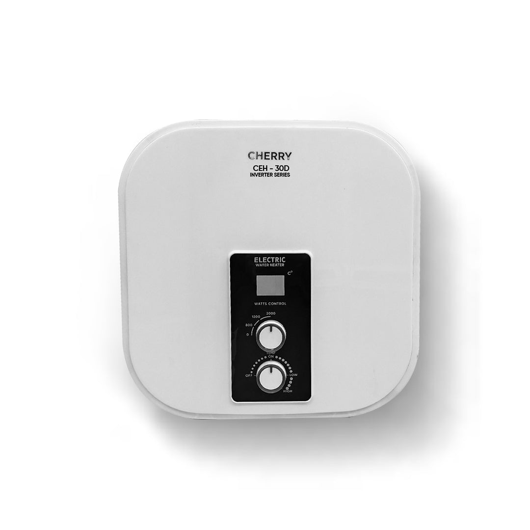 Cherry INVERTER Series CEH-30L Electric Water Heater | Digital Watt Control & Temperature Control, Inverter Energy Saving Geyser