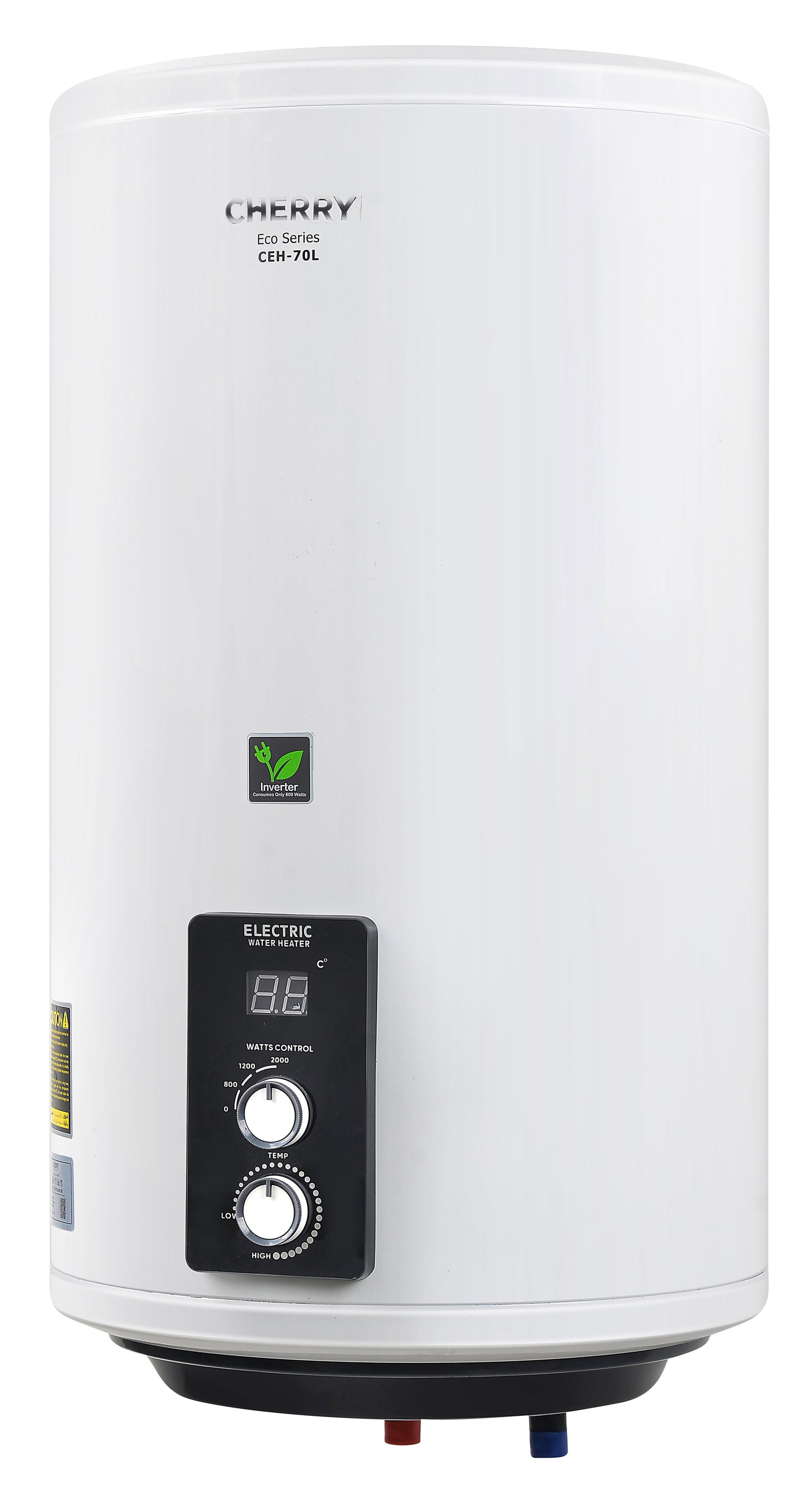 Cherry ECO Series CEH-70L Electric Water Heater | Digital Watt Control & Temperature Control, Inverter Energy Saving Geyser