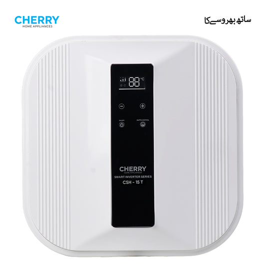 CHERRY Smart Inverter Series Electric Geyser with Touch Control Panel & 3-Step Wattage Control (15L & 30L)