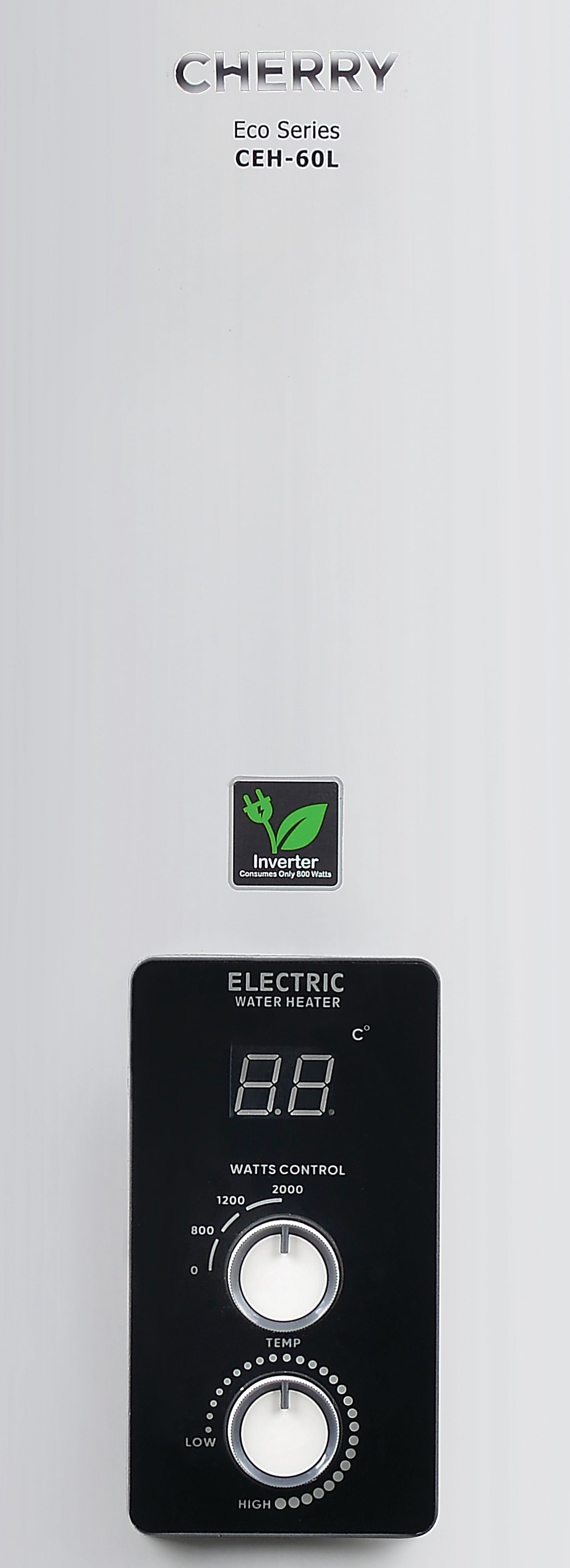 Cherry ECO Series CEH-60L Electric Water Heater | Digital Watt Control & Temperature Control, Inverter Energy Saving Geyser
