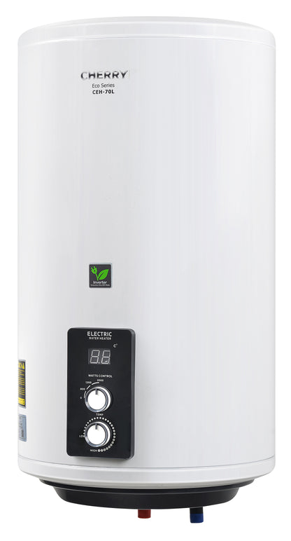 Cherry ECO Series CEH-70L Electric Water Heater | Digital Watt Control & Temperature Control, Inverter Energy Saving Geyser