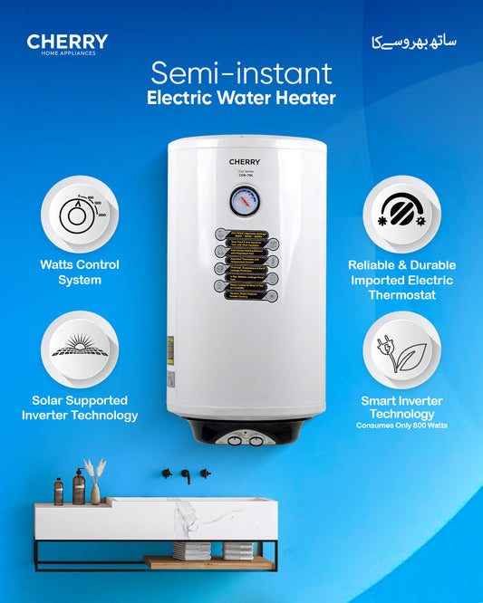 CHERRY Inverter Geyser with Wattage Control