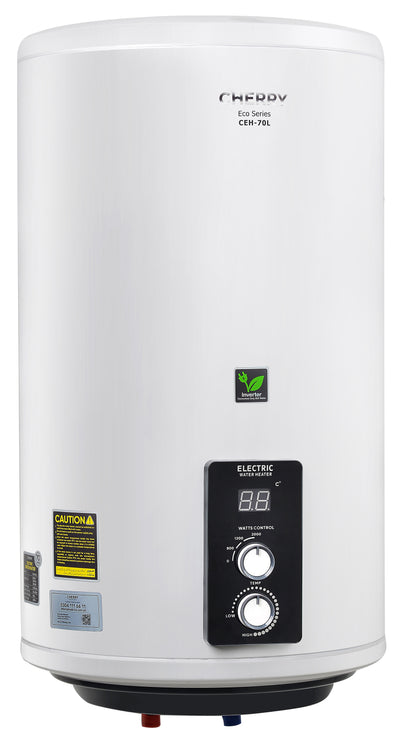 Cherry ECO Series CEH-70L Electric Water Heater | Digital Watt Control & Temperature Control, Inverter Energy Saving Geyser