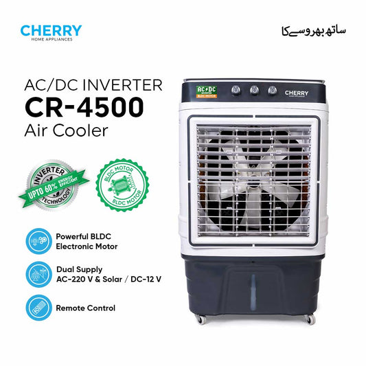 Cherry Air Cooler AC/DC Inverter - BLDC Copper Motor | Energy Efficient