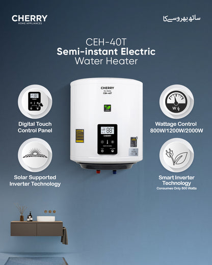 CHERRY ECO Series Inverter Energy Saving Geyser with Touch Wattage Control