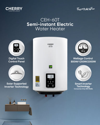 CHERRY ECO Series Inverter Energy Saving Geyser with Touch Wattage Control