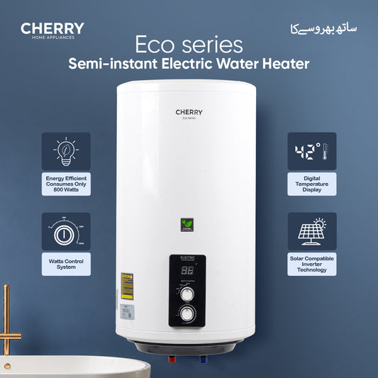CHERRY ECO Series Inverter Energy Saving Geyser | Digital Display & Wattage Control