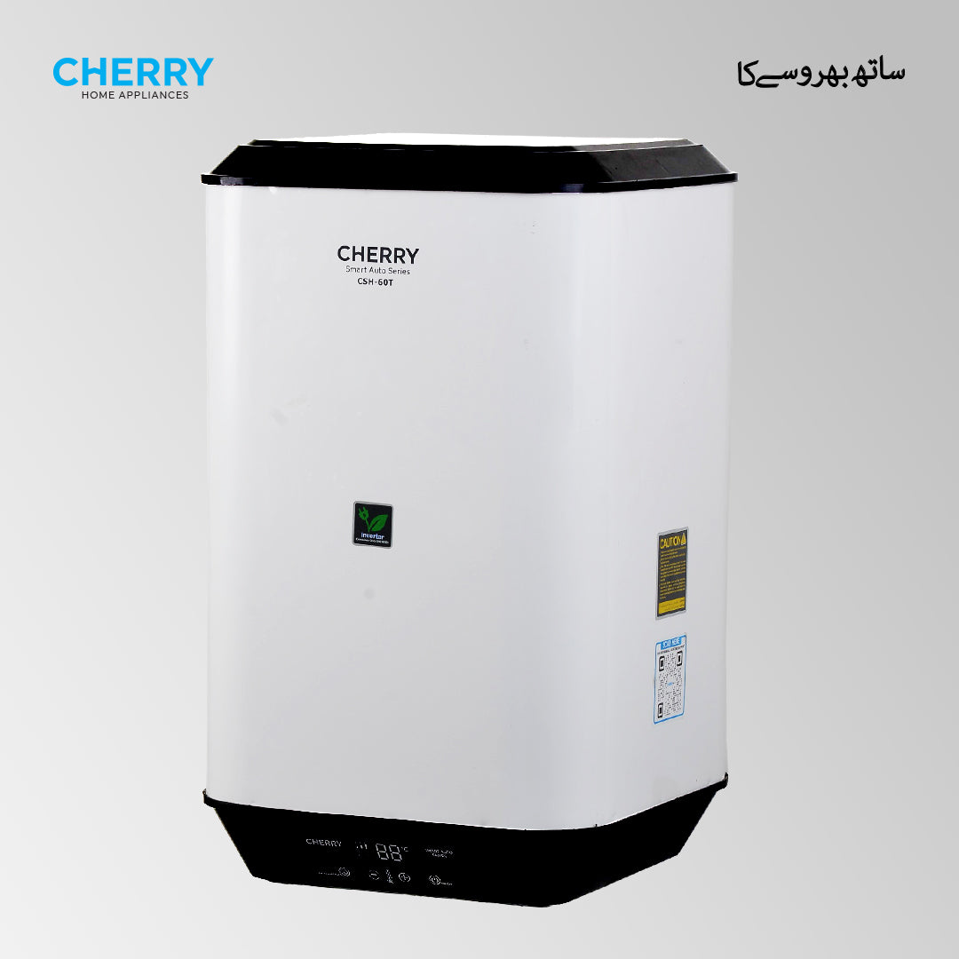 CHERRY Smart Inverter Series Square Geyser with Bottom Touch & Wattage Control Panel