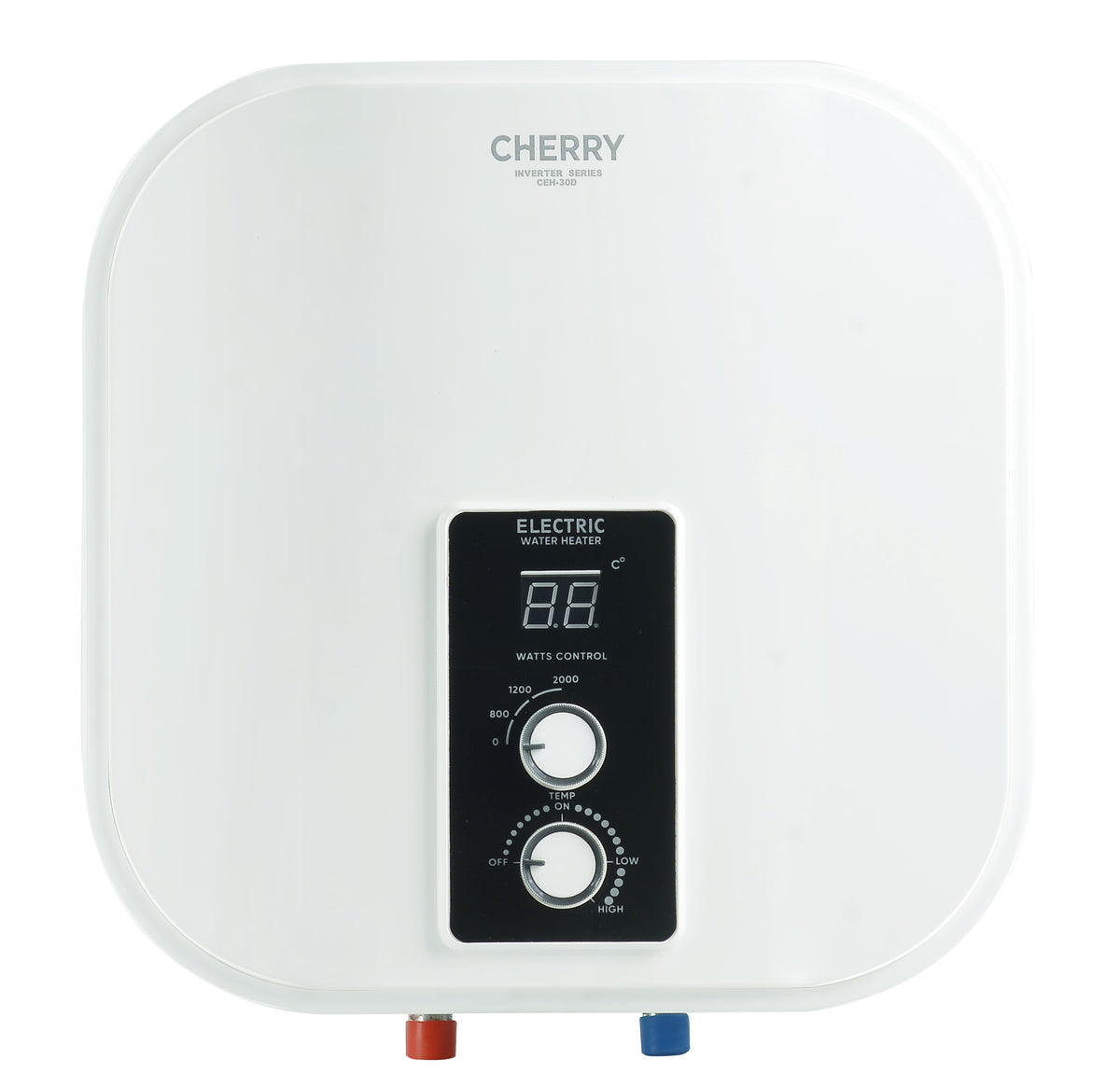 Cherry INVERTER Series CEH-15L Electric Water Heater | Digital Watt Control & Temperature Control, Inverter Energy Saving Geyser