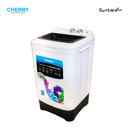 Cherry CW-410 10KG EZ Tray Semi Automatic Washing Machine – Shower Wash, Double Storm Pulsator, Energy Saving Motor (10 Years Warranty)