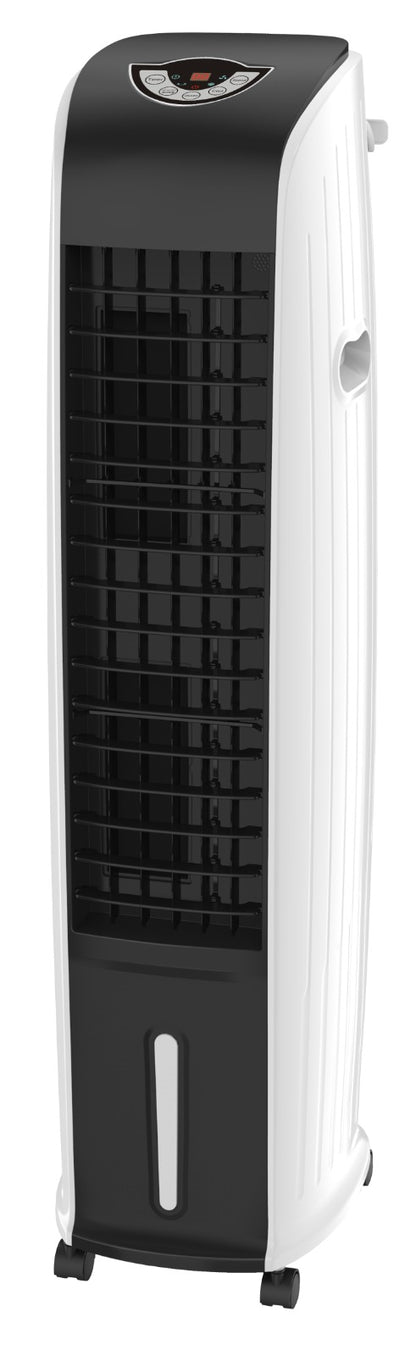Cherry CR-2000 Tower Air Cooler with Remote Control, 3 Speed Fan, 24Hr Timer, Honeycomb Cooling Pads, Low Power Energy Saving Portable Air Cooler