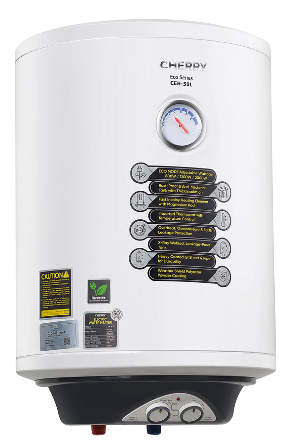 Cherry ECO 50L Electric Geyser – Solar & Inverter Compatible Water ...
